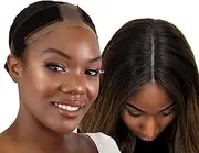 MILANO COLLECTION Lace Wigrip, Premium Lace Wig Band for Women, Fully Adjustable Wig Grip, Reinforced Swiss Lace by HAIRLINE, Secure Velvet Headband, Glueless, Chocolate Brown