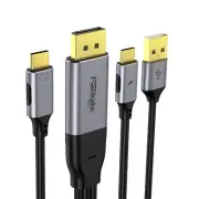 Displayport to USB C Cable 4K 60Hz, 6.6Ft Unidirectional Displayport Source to U