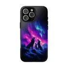 Aurora Borealis Wolf Pack Howl - Phone Cover Case for iPhone | Galaxy | Pixel