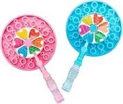 Abaodam 2Pcs Bubble Wand Cartoon Pinwheel Bubble Maker Outdoor Fun for Boys Engaging Educational Summer for Parties Group Play