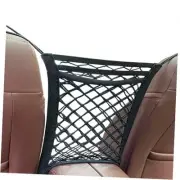 Car Seat Back Net Bag, 3-Layer Car Mesh Organizer, Cargo Tissue Purse Holder,