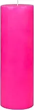 Zest Candle Pillar Candle, 3 by 9-Inch, Hot Pink