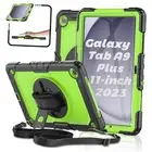 Case for Samsung Galaxy Tab A9 Plus Tablet Case 11-inch [with Tempered Glass