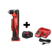 Milwaukee Right-Angle Drill 18V Li-Ion LED Light Variable Speed Compact Cordless