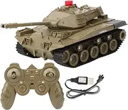 Tank Toy, Simulation Kids RC Tank Toy, 2.4G Remote Control Toy Military Toy for Boys Gift(Green)