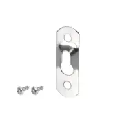 20pcs Keyhole Hanging Plate 37x13mm Single Hole Hook for Picture Frames w Screws