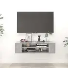 NNEVL Hanging TV Cabinet Concrete Grey 100x30x26.5 cm Chipboard
