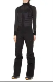 New Womens North Face Beatty Down Bib Ski Pants 700 Fill Size XS Regular Length
