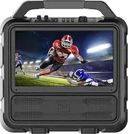 Monster Vision | Portable Entertainment System, 15.6” Full HD Screen, 60W Audio | Up to 25 Hours Playback | Two HDMI Ports for Your Favorite Smart Streaming Device & Gaming Console | Portable TV