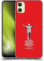 Head Case Designs Officially Licensed Liverpool Football Club Liverpool Bill Shankly Quotes Soft Gel Case Compatible with Samsung Galaxy A05