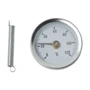 Pipe Thermometers 0-120?? Analog Clamp-on Heating Pipe Industrial Pipeline