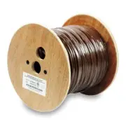 500Ft 18/5 Unshielded CMR Thermostat Cable Solid Copper PVC