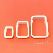Vegemite / Nutella / Jam Jar Polymer Clay Cutter Set, (style 1)