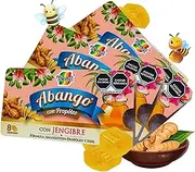 Abango, Propolis & Ginger Cough Drop Trays - Winter Herbal Blend - Delicious Flavor (3 Pack) Dulces para la TOS