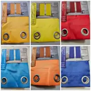 Blackout Curtain Panels Grommet 54 x 84 Noise Reducing Solid Color Drapes Window