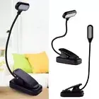 Battery LED Light Flexible Reading Clip-on Beside Desk Table Book Night Lamp NEW