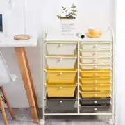 FUTADA 15 Drawers Rolling Storage Cart, Mobile Utility Cart, Sundries Storage...