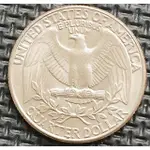 【全球郵幣】美國AMERICAUSA 25分,1/4元,1990年 QUARTER DOLLAR 華盛頓總統