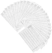 BESPORTBLE 25Pcs Golf Scorecards Coated Paper Tools for Recording Player Scores Durable Golf Accessories for Outdoor Sports Smooth Writing Experience Areas