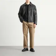 Stone Island PrimaLoft Leather Jacket