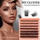 Faux Mink Individual Cluster Lashes DIY Eyelash Extension Women Beauty