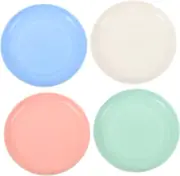 4Pcs Cat Bowls for Food and Water,Shallow Cat Food Dish Whisker Friendly,5.9I...