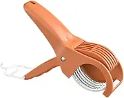 LeoLeoyy Salad Chopper Tool Lettuce Chopper for Chopped Salad Manual Vegetable and Fruit Slicer Creative Vegetable Slicer Kitchen Gadgets Chopping Tool for Fruit and Vegetable (Orange)