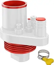 Sink Drain Pipe, Under Sink Plumbing Kit, 3.94x4.33 Inches Sewer Adapter Set Leak Resistant Design Easy Installation, Drainage Solution for Bathroom, Shower, Bathtub and Rv