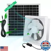 HNRLOY Solar Powered Exhaust Fan for Outside, Chicken Coop, Greenhouse, Attic