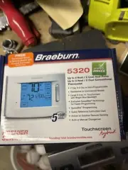 BRAEBURN 5320 UNIVERSAL PROGRAMMABLE THERMOSTAT CONVENTIONAL,HEAT PUNP 24 VOLT