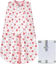 Newborn Sleep Sack Baby Swaddle,Swaddle me 6-12 Month,3-Way Months, Love