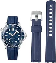 [AIYIRUO] Watch Strap for 20 mm Omega x Swatch MoonSwatch Silica Gel Silicone 20 mm 22 mm Soft Waterproof Bracelet for Watches for Omega Seamaster 300 SpeedMaster De Ville Omega Ocean Universe