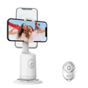 AFARER 2024 Auto Face Tracking Phone Holder with Remote, 360°Rotation Phone