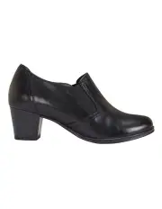 [Wide Steps] Harris Shoes in Black Glove/Elastic
