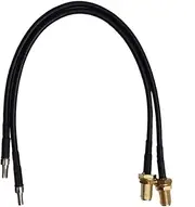 Connector CRC9 (TS5) Male to SMA Female Adapter Cable 20 cm Black for Huawei E5180 and External Antenna for Router 4G LTE 5G Modem Hotspot 20cm
