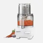 Food Processor 7 Cup White Stainless Steel Mixing Blades Slice Grate Recipe Book