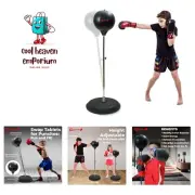 Kids Boxing Freestanding Reflex Bag Set with Stand & Gloves for Agility Training