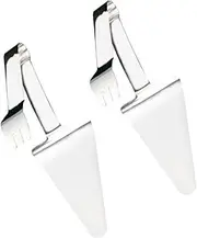 VINTORKY Multipurpose Pizza Paddles 2pcs Baking Spatulas Comfortable to Hold Kitchen Tool Pizza Steel Helper