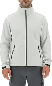 [Jeep] Men's J Man Softshell Jacket W/Zipped Pockets J22w Jacket Agave Green