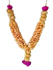Designed Sandalwood Mala Chandan Mala for Photo Frame Chandan Scented Mala-F/S