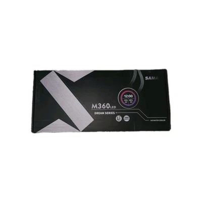 SAMA 360mm ARGB CPU Liquid Cooler With Video Player and LED Screen Display