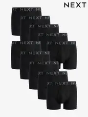 Black 10 pack A-Front Boxers (351587) | $84