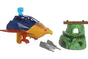 Masters of the Universe Origins Playset with Toy Plane Accessories, Point Dread Mystical Outpost Talon Fighter Jet, 5.5-inch Scale