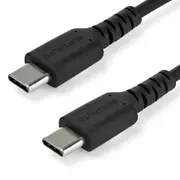 Star Tech 2m USB C Fast Charge&Sync Cable Aramid Fiber For iPad Pro/Android BLK
