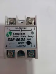 1PC New Scnulber SSR-80DA SSR80DA Solid State Relay 80A Free Shipping