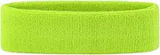 OnUpgo Headband Sports Sweatbands Wristbands Terry Cloth Striped Head Band/Wrist Band Set Athletic Exercise Basketball Headbands Moisture Wicking Sweat Absorbing Sweat Band