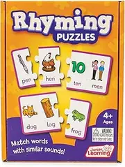 Junior Learning Rhyming Puzzles - Match Words with Similar Sounds