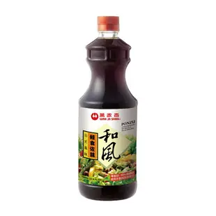 萬家香日式和風輕食佐醬1000ml*12入/箱