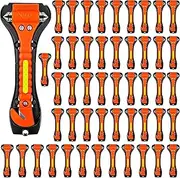 Safety Hammer, 50 Pack Car Emergency Escape Tool Car Window Breaker and Seat Belt Cutter with Light Reflective Tape for Family Car Life Saving Survival Kit