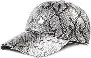 [SLEDEZ] Men/Women Baseball Caps PU Baseball Cap Men and Women Street Trend Hip-hop Hat Sun Hat Youth Duck Tongue Cap